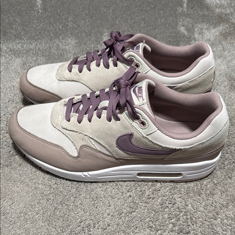 Nike Air Max 1 SC Shoes Size 13 Light Bone/Phantom/Diffused Taupe/Violet Dust
